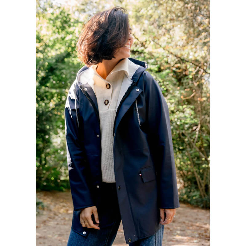 Imperméable Marine Femme GAELLE - Made In France - Montlimart