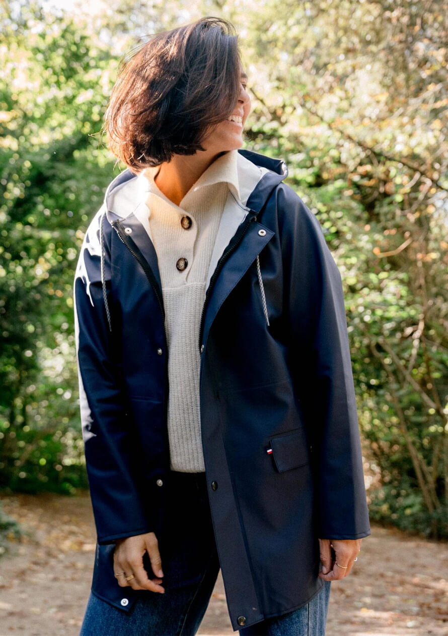Imperméable Marine Femme GAELLE - Made In France - Montlimart