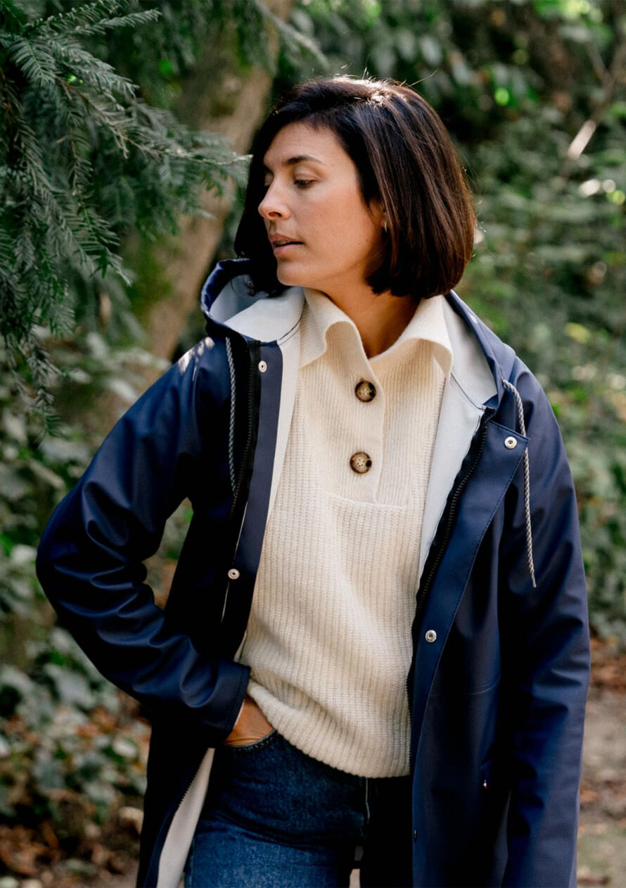 Imperméable Marine Femme GAELLE - Made In France - Montlimart