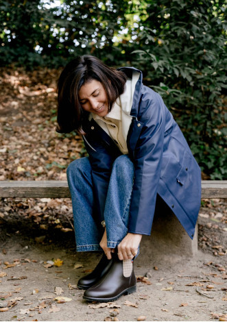 Imperméable Marine Femme GAELLE - Made In France - Montlimart