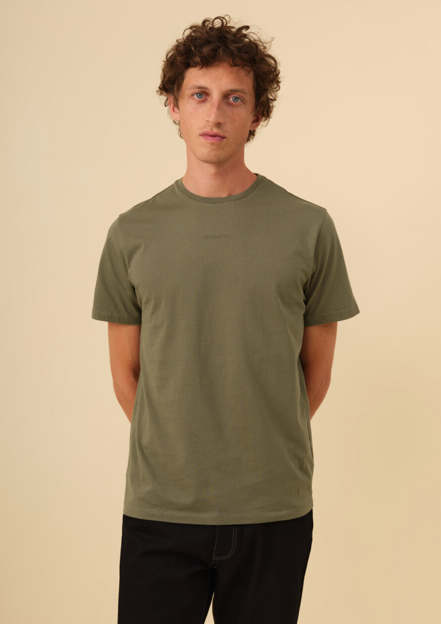 T-shirt Kaki Homme AIR - Coton Bio - Montlimart