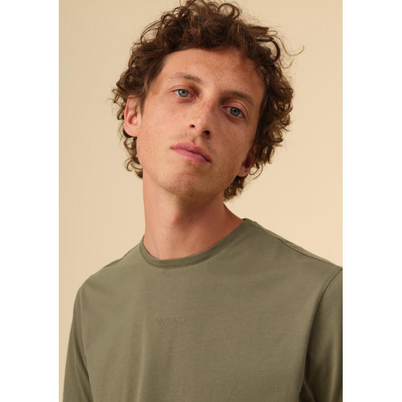 T-shirt Kaki Homme AIR - Coton Bio - Montlimart
