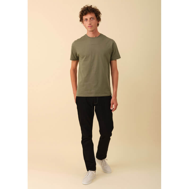 T-shirt Kaki Homme AIR - Coton Bio - Montlimart