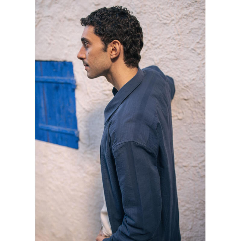 25pe-chemise-homme-riviera-marine-rayures-gaufre-coton-1