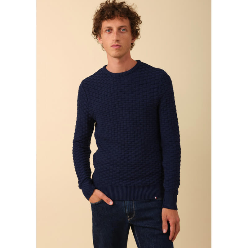 21pe-pull-homme-damier-bleu-foncé-coton-bio-made-in-france-4