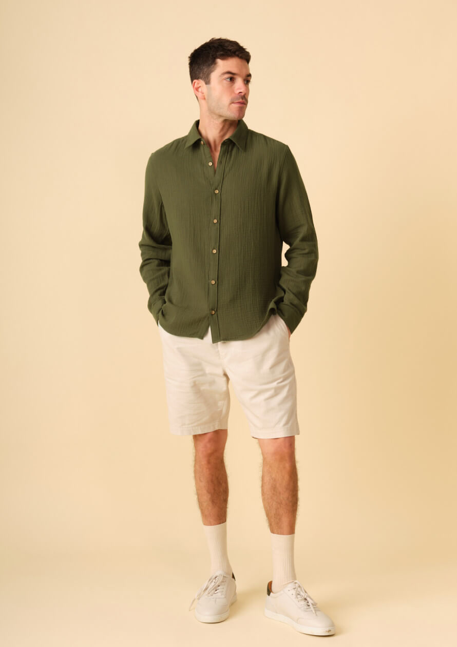 chemise-homme-gabriel-vert-gaufre-coton-collection-printemps-ete-2026-5