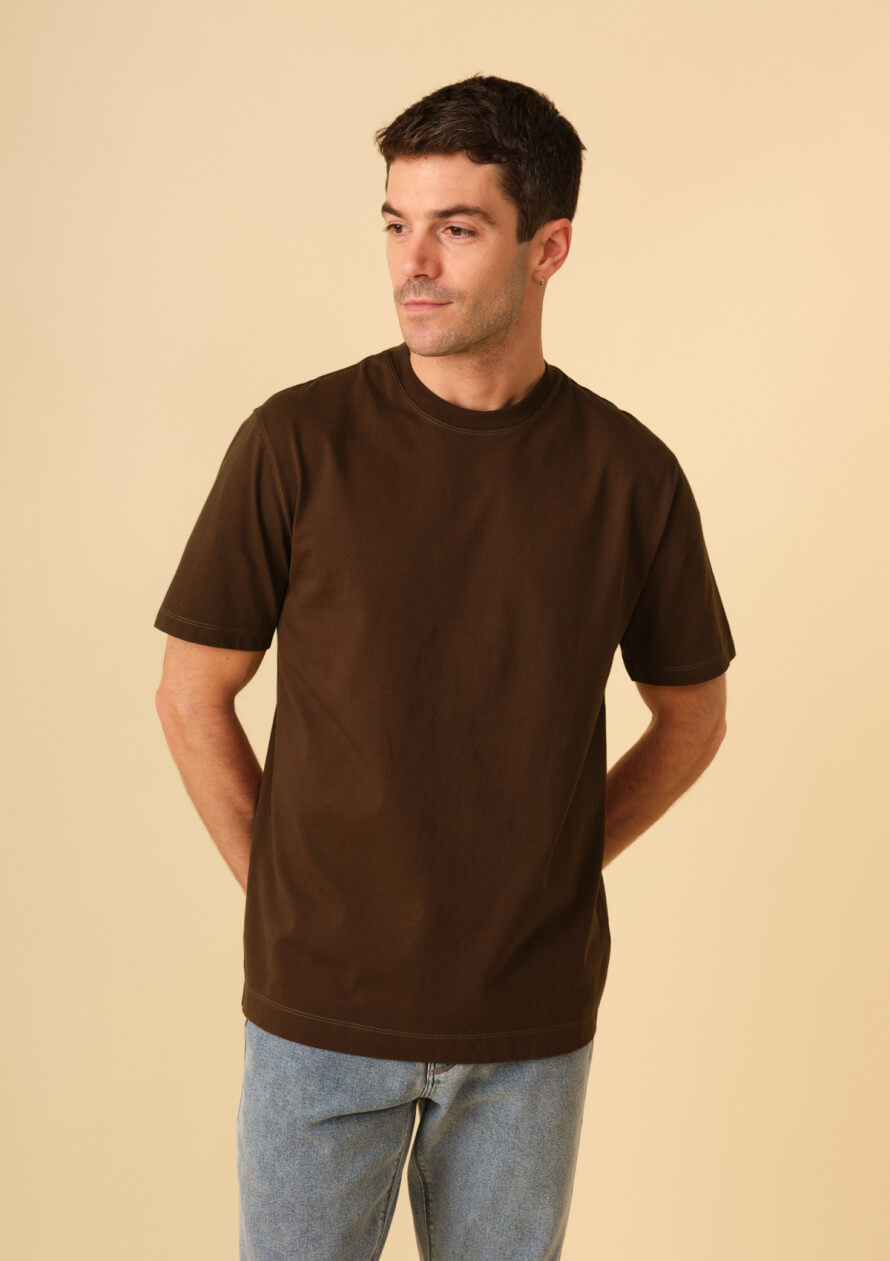 t-shirt-homme-haras-marron-coton-collection-printemps-ete-2026-5