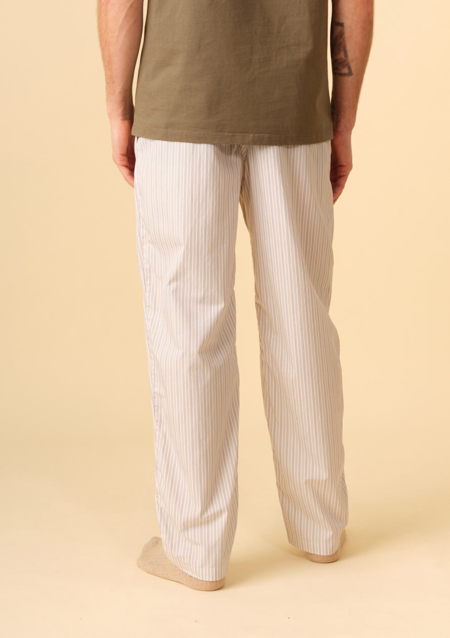 pyjama-homme-charlie-kaki-et-rayures-coton-collection-printemps-ete-2026-5