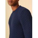 PULL DAMIER BLEU FONCE