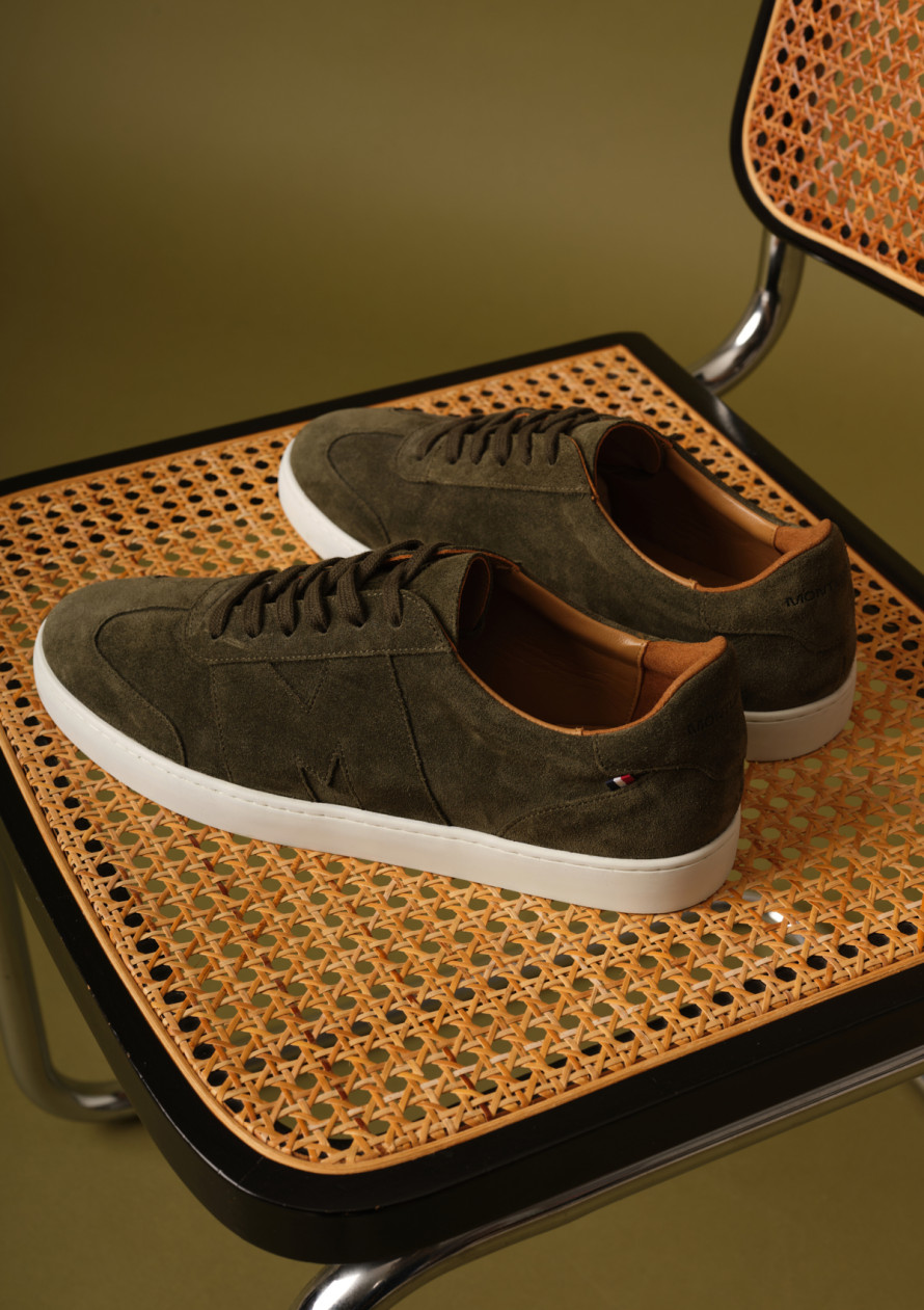 sneakers-homme-valeur-velours-kaki-made-in-france-collection-automne-hiver-2025-2