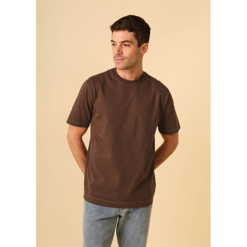 t-shirt-homme-haras-marron-coton-collection-printemps-ete-2026-5