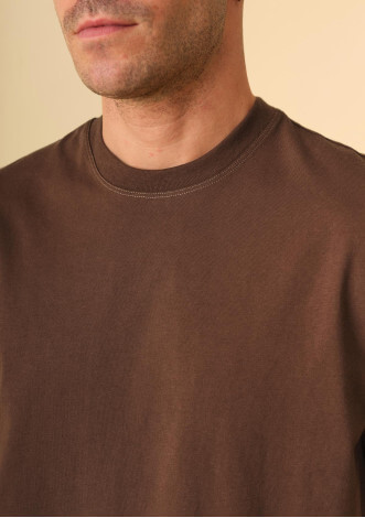 t-shirt-homme-haras-marron-coton-collection-printemps-ete-2026-2