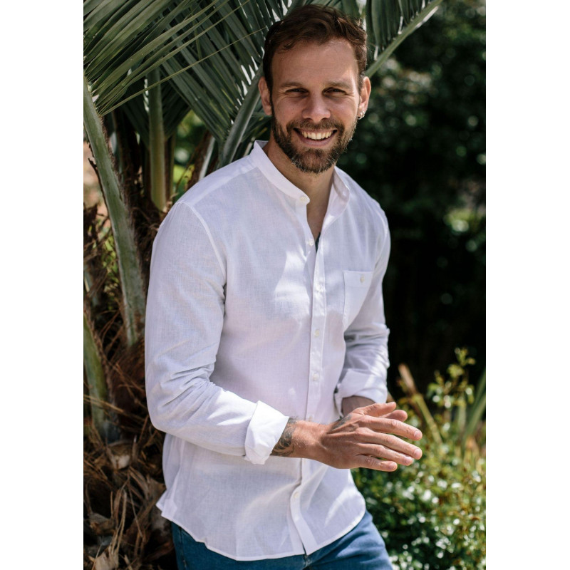 18pe-chemise-homme-blanc-en-lin-col-mao-montlilin-1 18pe-chemise-homme-blanc-en-lin-col-mao-montlilin-1