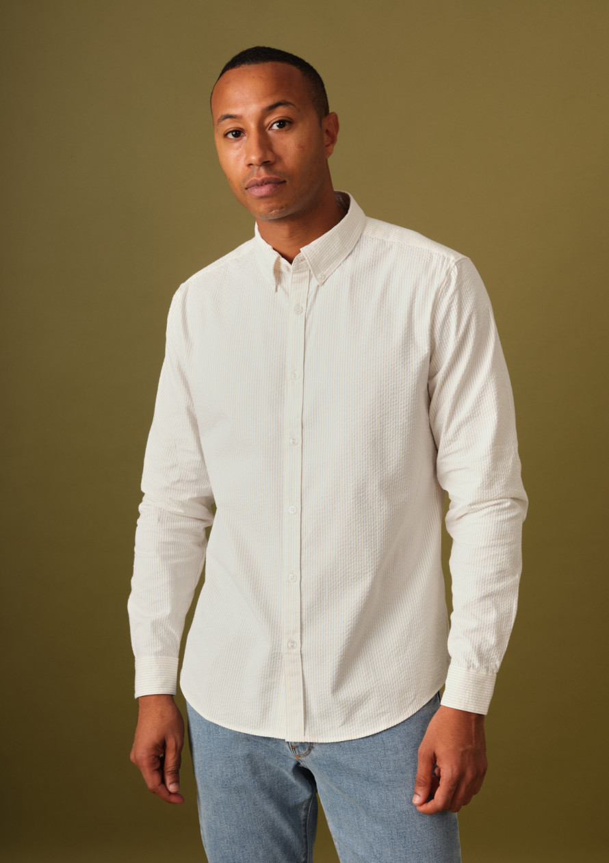 chemise-homme-centre-ville-texture-beige-rayure-coton-collection-printemps-ete-2024-2