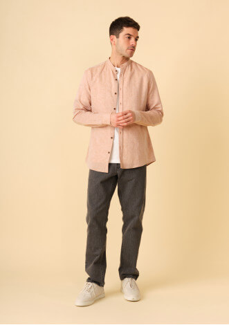 chemise-homme-maolin-terracotta-coton-collection-printemps-ete-2025-4
