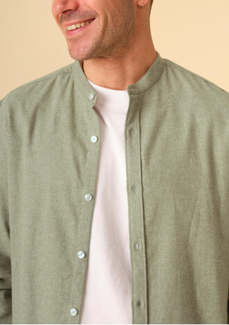 chemise-homme-montlimart-vert-chine-coton-collection-automne-hiver-2024-3