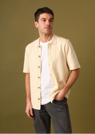 polo-homme-reveur-ecru-coton-collection-printemps-ete-2025-2