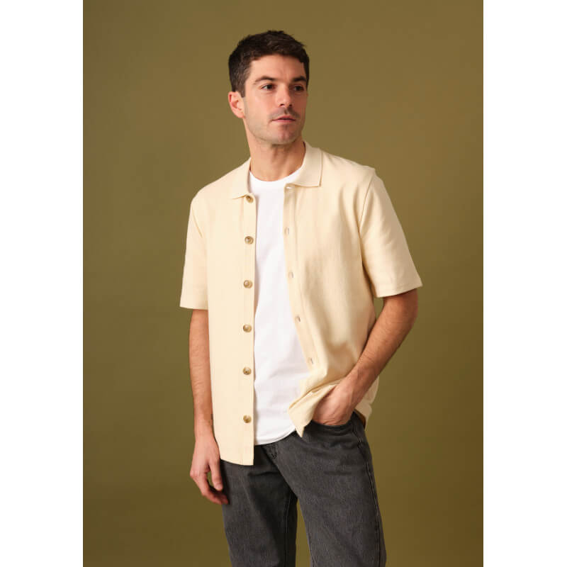polo-homme-reveur-ecru-coton-collection-printemps-ete-2025-2