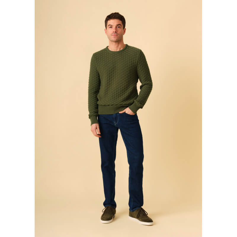 pull-homme-damier-sauge-made-in-france-colelction-automne-hiver-2023-2