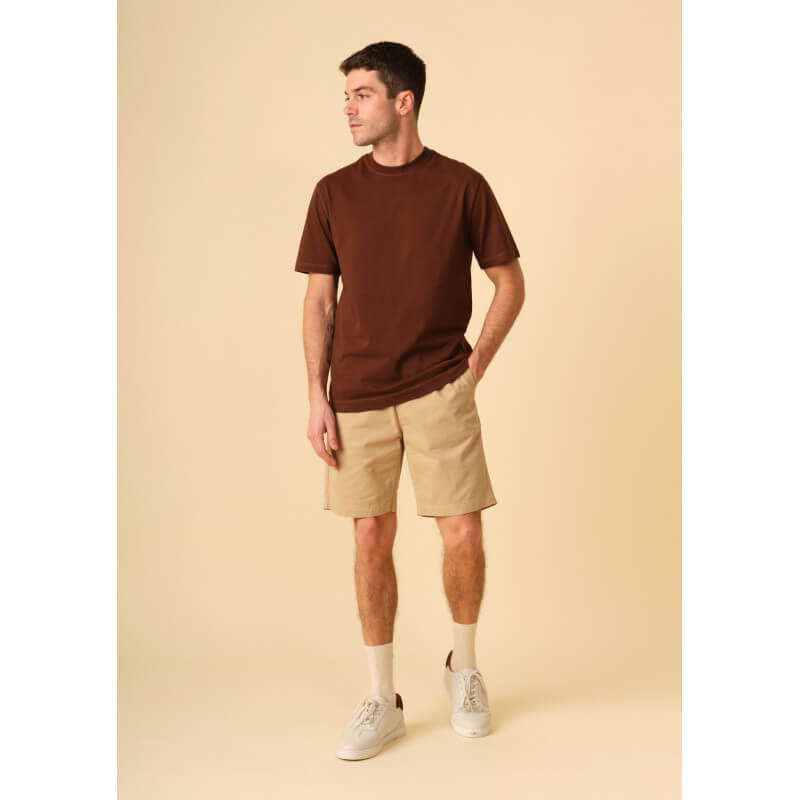 short-homme-mael-taupe-coton-collection-printemps-ete-2025-3