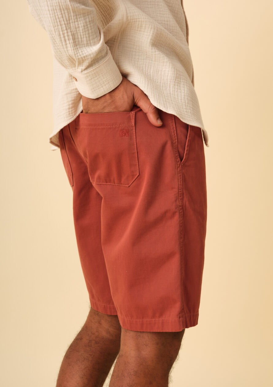 short-homme-mael-terracotta-coton-collection-printemps-ete-2025-1