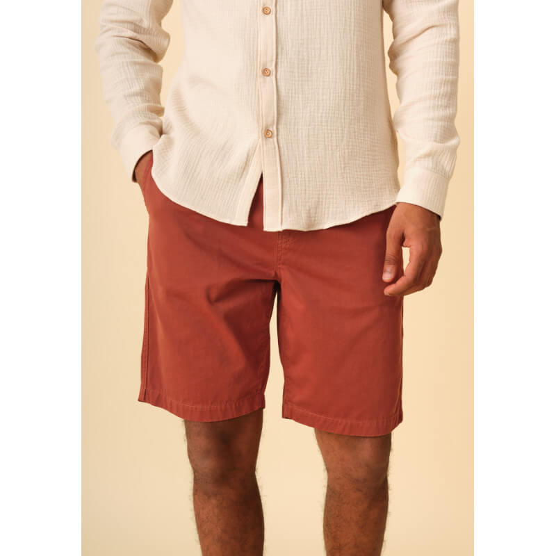 short-homme-mael-terracotta-coton-collection-printemps-ete-2025-2