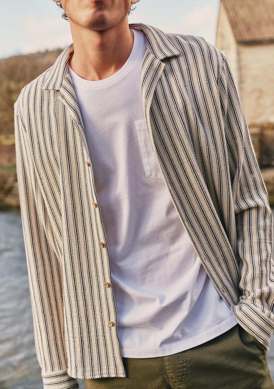 chemise-homme-santiago-rayures-marine-coton-collection-printemps-ete-2026-1