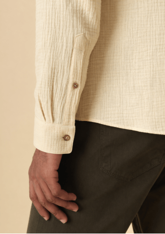 chemise-homme-gabriel-ecru-gaufre-coton-collection-printemps-ete-2026-4