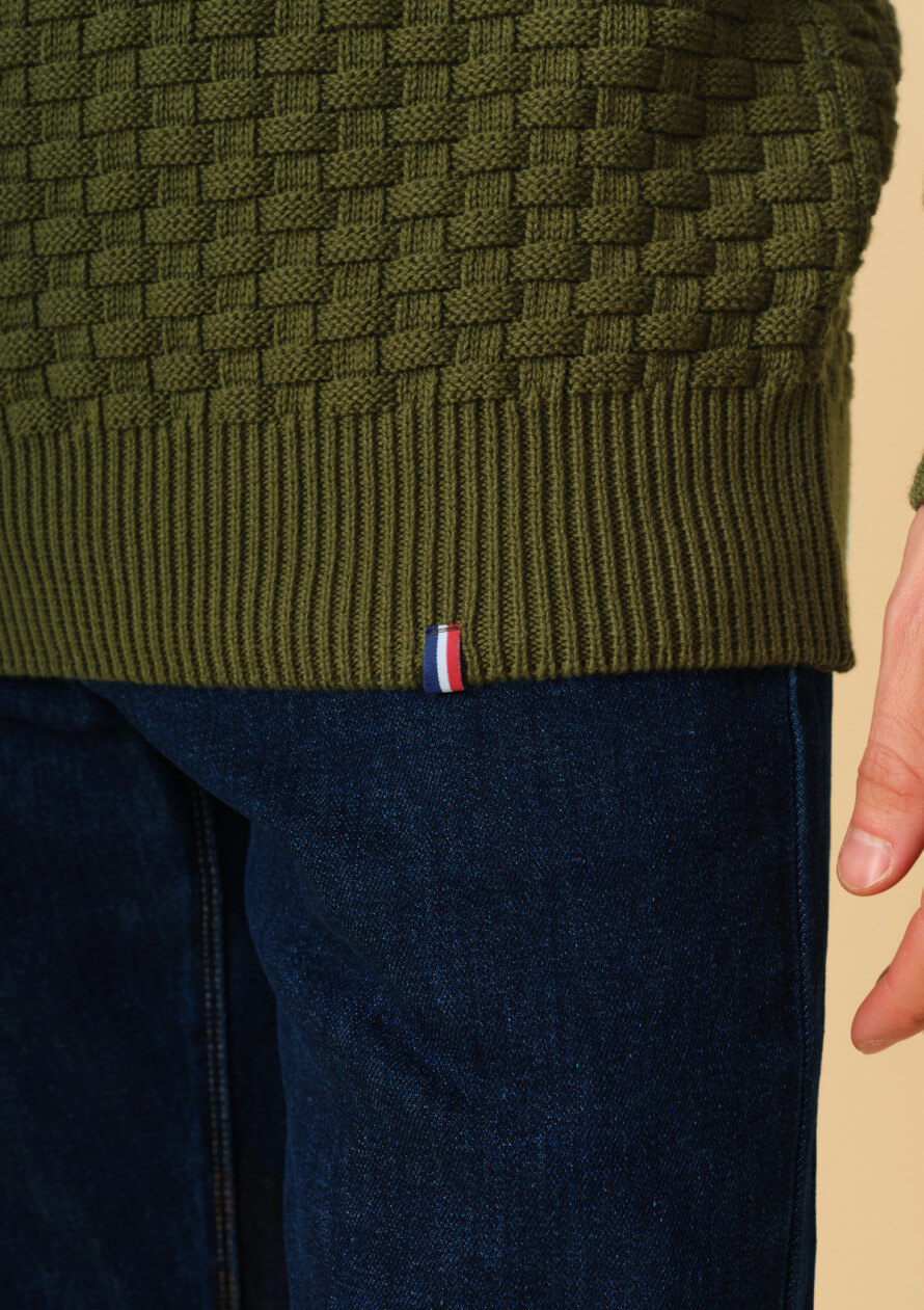 pull-homme-damier-sauge-made-in-france-colelction-automne-hiver-2023-3