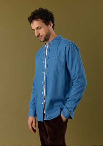 chemise-homme-pierre-denim-coton-collection-automne-hiver-2026-3