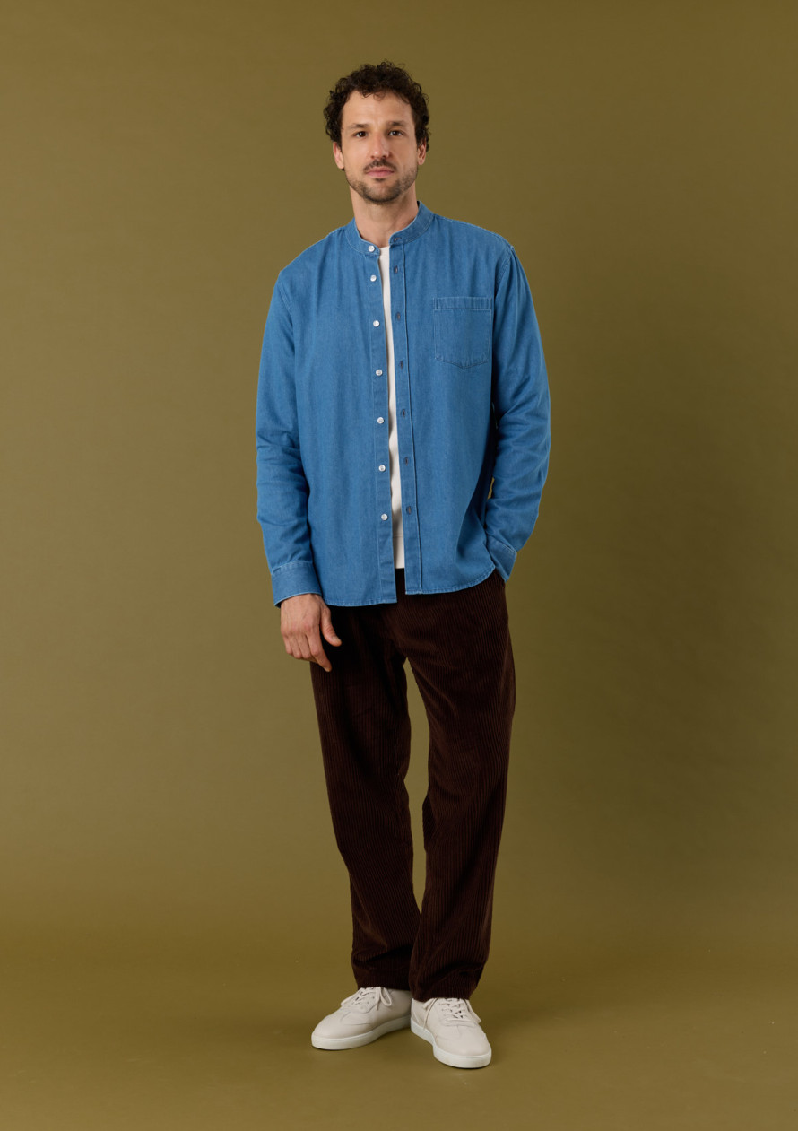 chemise-homme-pierre-denim-coton-collection-automne-hiver-2026-4
