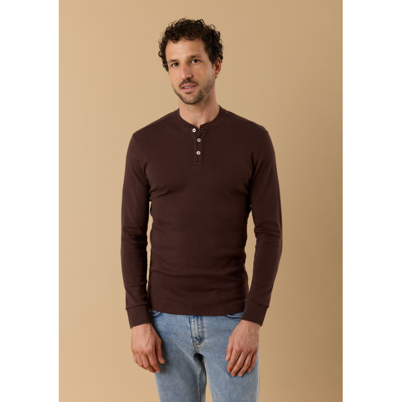 t-shirt-homme-respect-marron-coton-biologique-collection-automne-hiver-2026-3