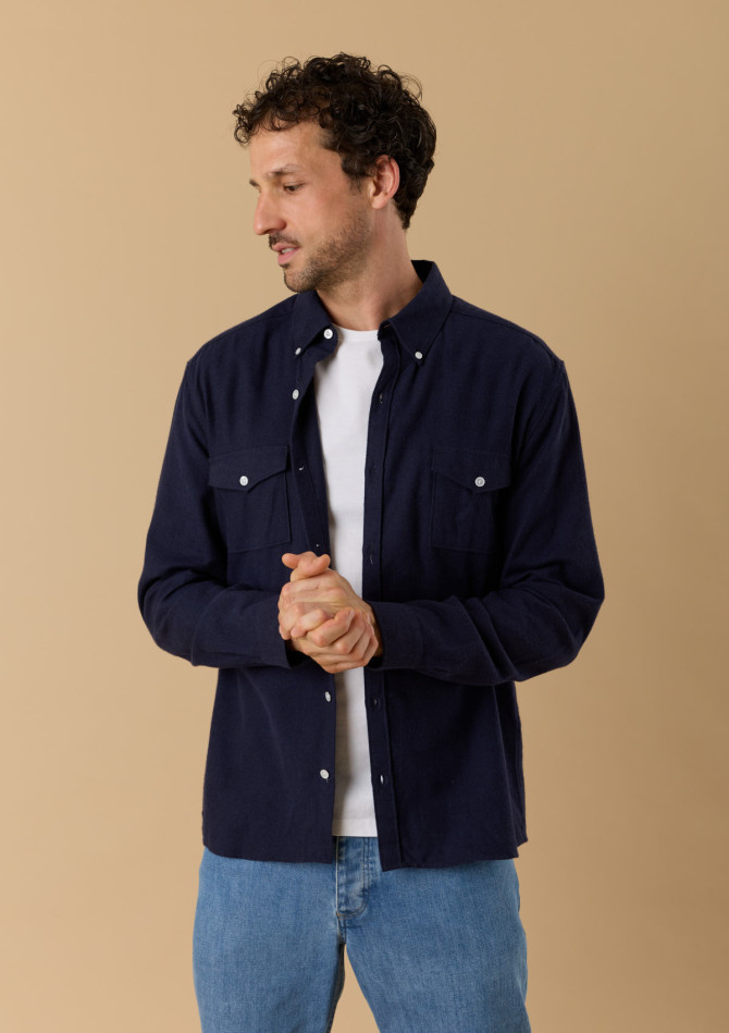 chemise-homme-surtout-bleu-marine-coton-biologique-collection-automne-hiver-2026-1