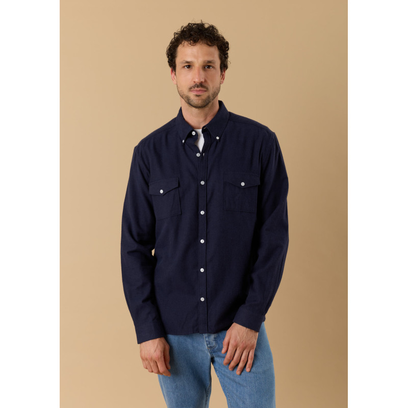 chemise-homme-surtout-bleu-marine-coton-biologique-collection-automne-hiver-2026-3