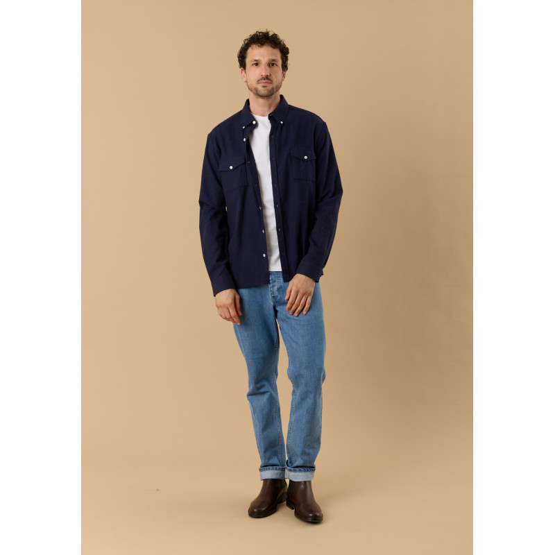 chemise-homme-surtout-bleu-marine-coton-biologique-collection-automne-hiver-2026-4