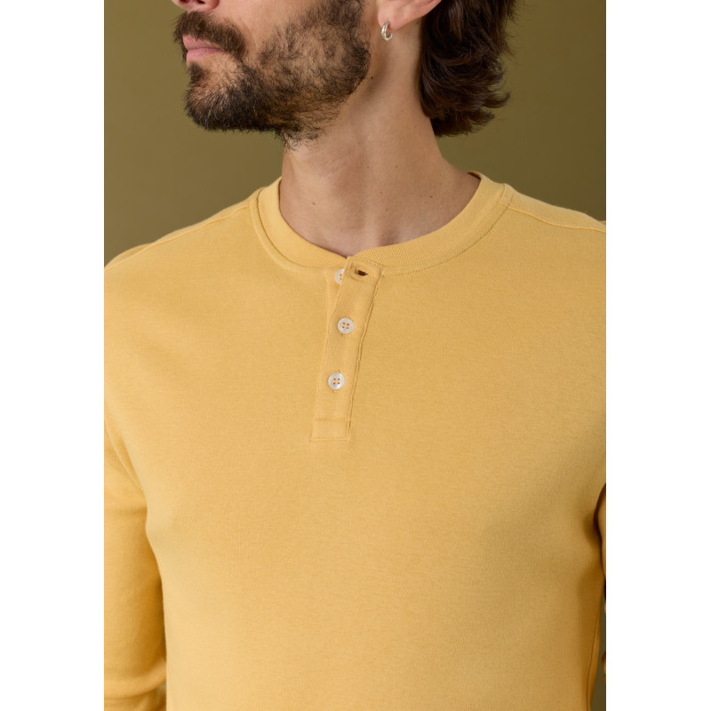 t-shirt-homme-respect-jaune-coton-biologique-collection-automne-hiver-2026-2