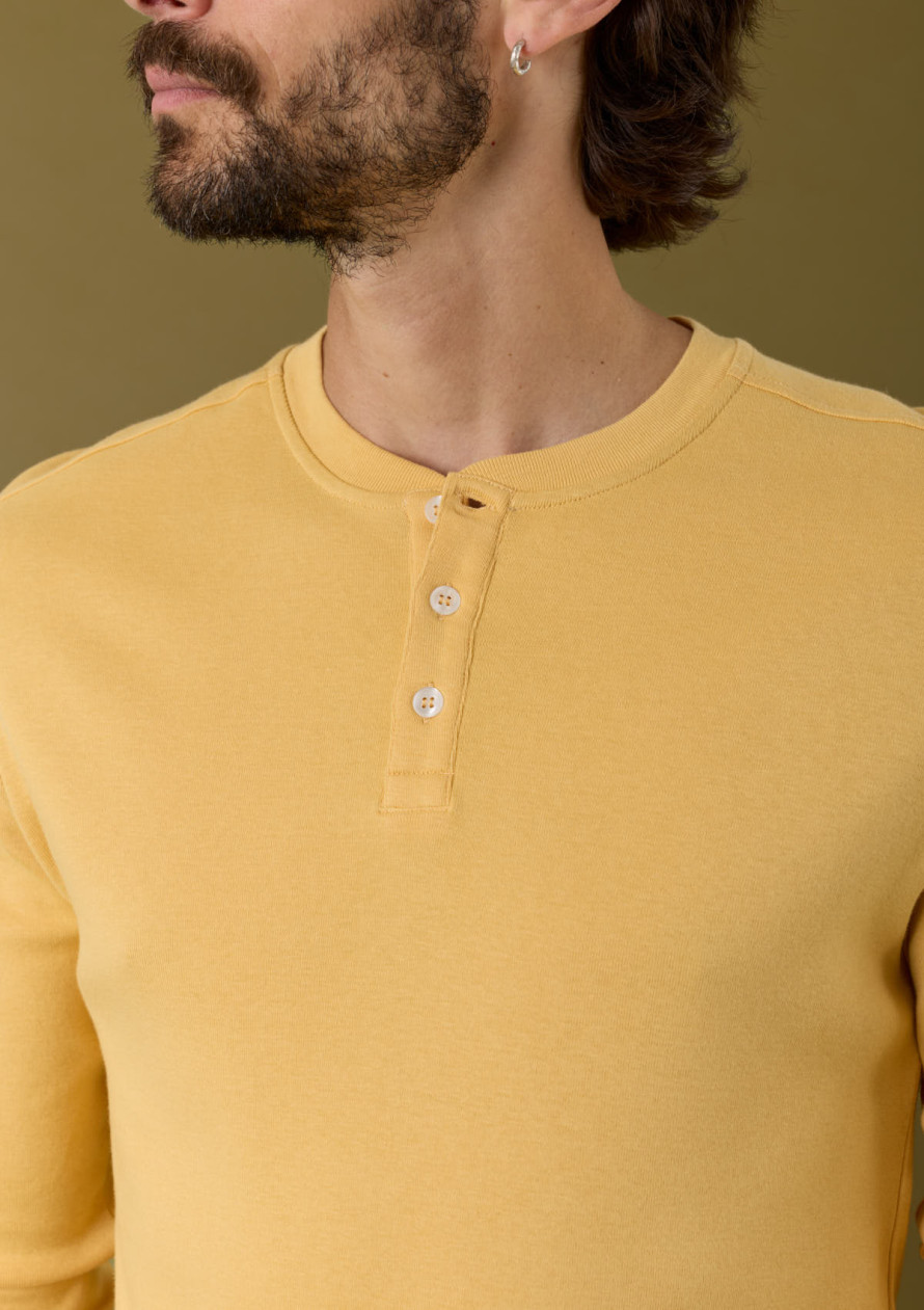 t-shirt-homme-respect-jaune-coton-biologique-collection-automne-hiver-2026-2
