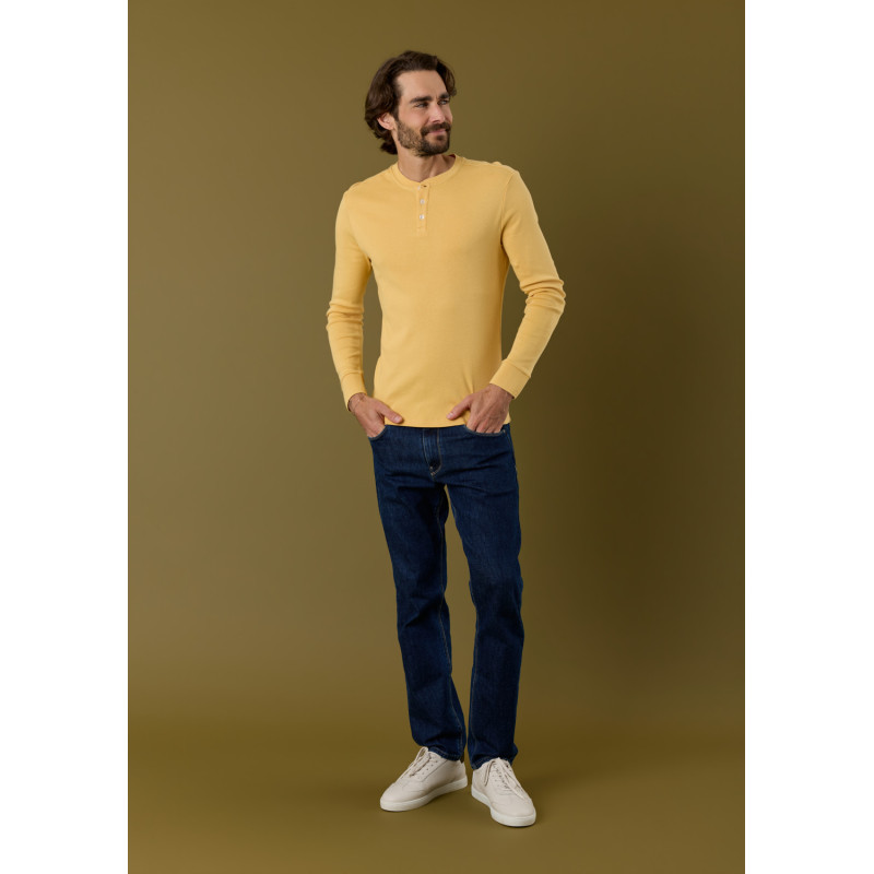 t-shirt-homme-respect-jaune-coton-biologique-collection-automne-hiver-2026-3