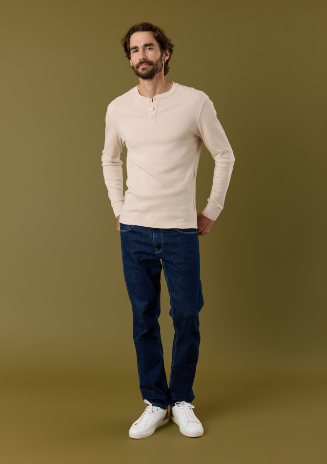 t-shirt-homme-respect-ecru-coton-biologique-collection-automne-hiver-2026-1