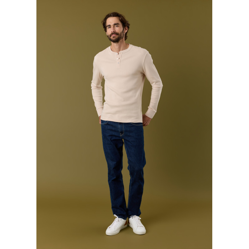 t-shirt-homme-respect-ecru-coton-biologique-collection-automne-hiver-2026-1