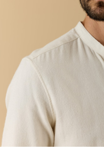 chemise-homme-montlimart-ecru-coton-biologique-collection-automne-hiver-2026-3