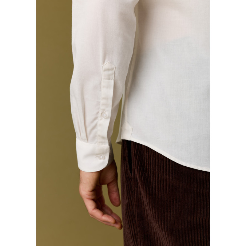 chemise-homme-montwool-blanc-coton-laine-merinos-collection-automne-hiver-2026-2