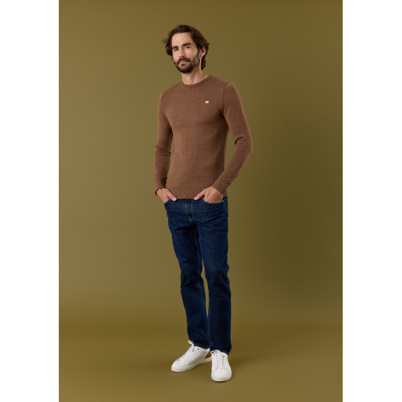 pull-homme-evolution-camel-laine-merinos-collection-automne-hiver-2026-2