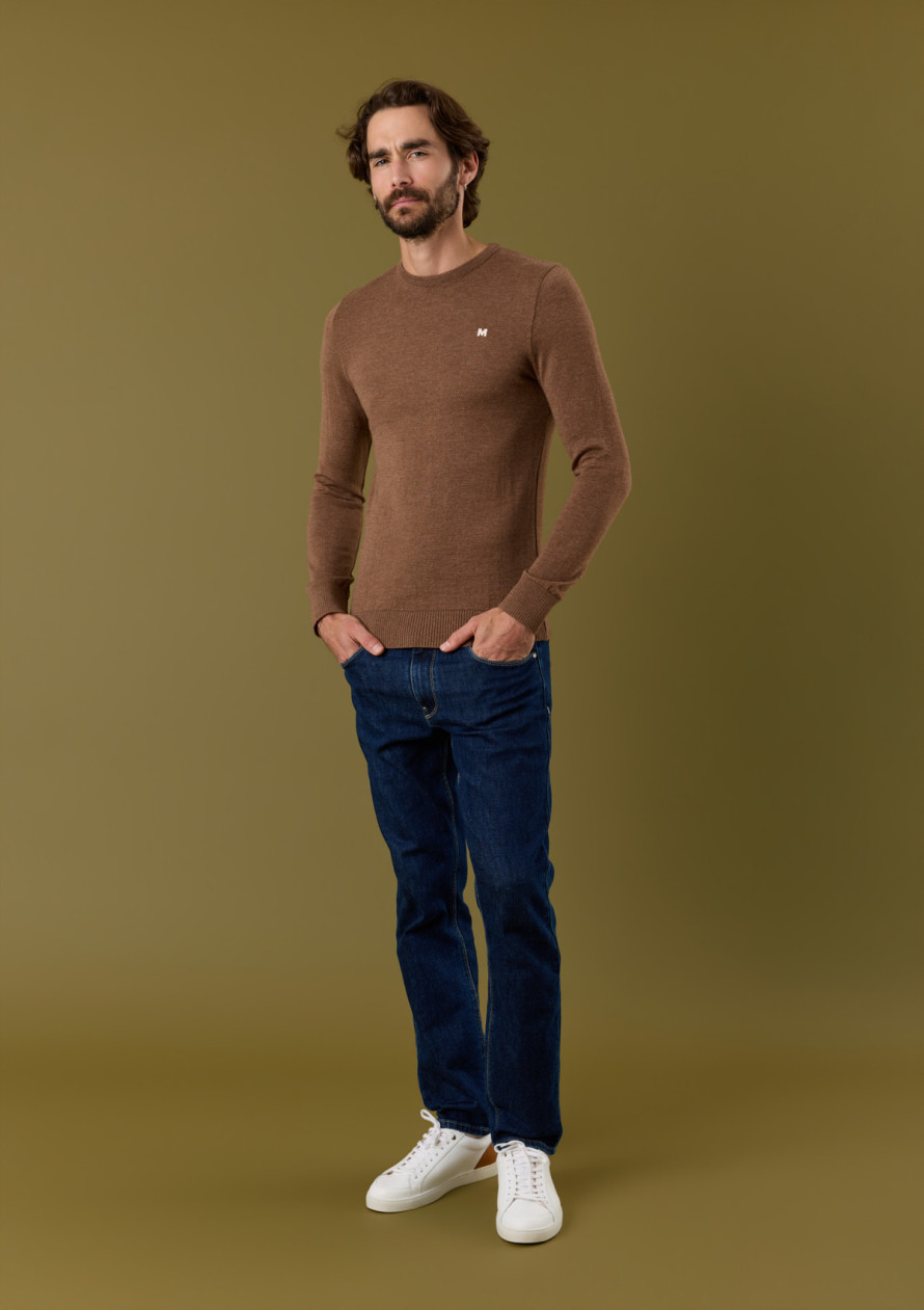 pull-homme-evolution-camel-laine-merinos-collection-automne-hiver-2026-2