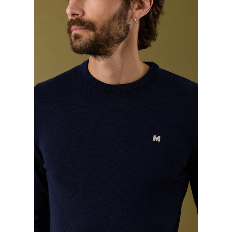 pull-homme-evolution-bleu-marine-laine-merinos-collection-automne-hiver-2026-2