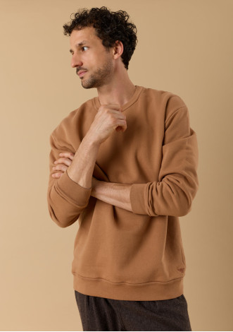 sweat-homme-alex-camel-coton-biologique-collection-automne-hiver-2026-2