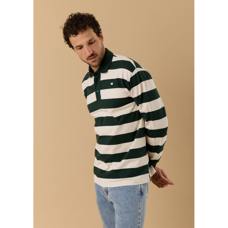 polo-homme-liam-vert-ombre-creme-coton-biologique-collection-automne-hiver-2026-1
