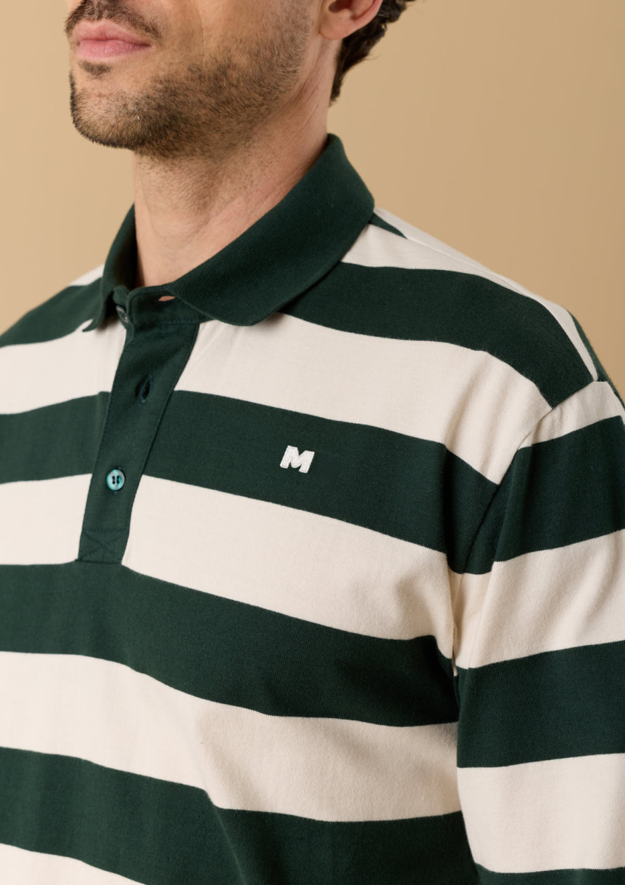 polo-homme-liam-vert-ombre-creme-coton-biologique-collection-automne-hiver-2026-2