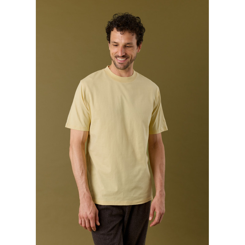 t-shirt-homme-marceau-jaune-demi-sel-coton-biologique-collection-automne-hiver-2026-1