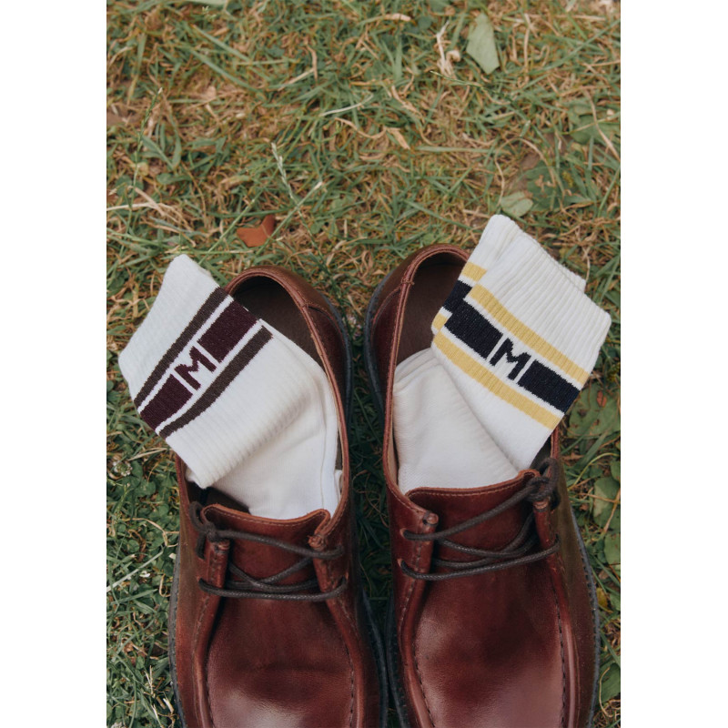 chaussettes-homme-sacha-bordeaux-marron-jaune-marine-coton-collection-automne-hiver-2026-1